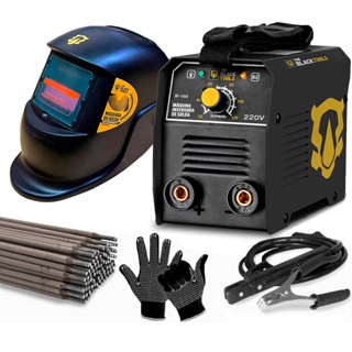 Máquina Inversora Solda Portatil Mma Tig 120a 220v + Mascara De Solda Automatica + Eletrodo E Luvas em Oferta na Shopee
