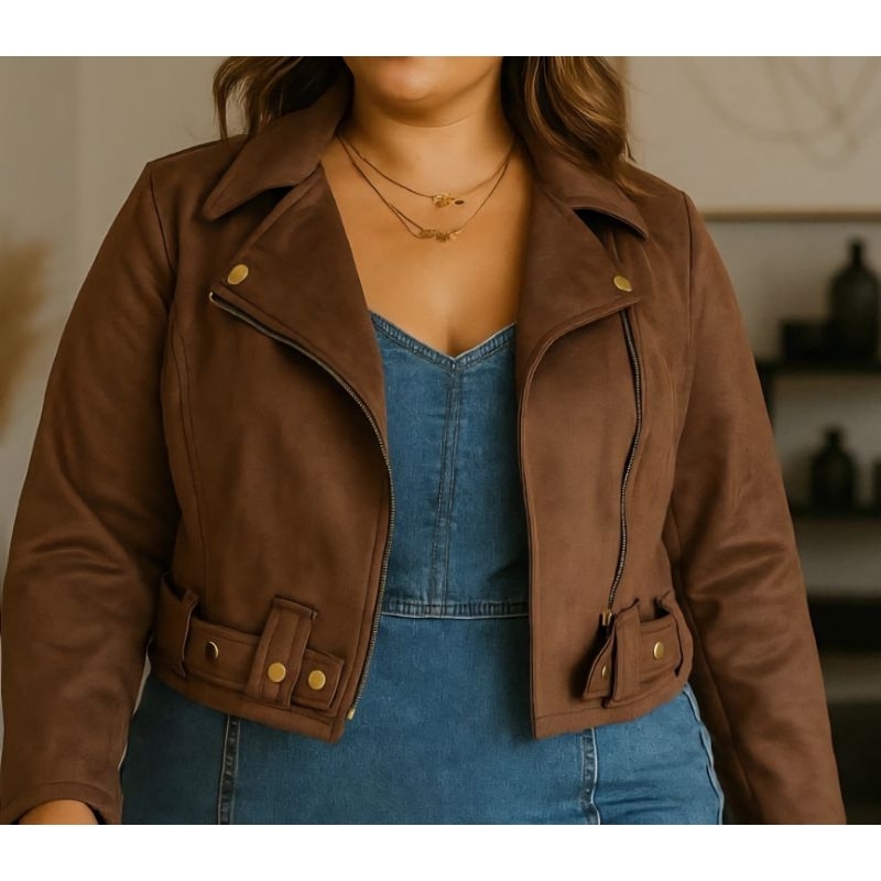 Jaqueta Feminina Suede - Comprar com Melhor Preço em Jaquetas, Casacos e Coletes