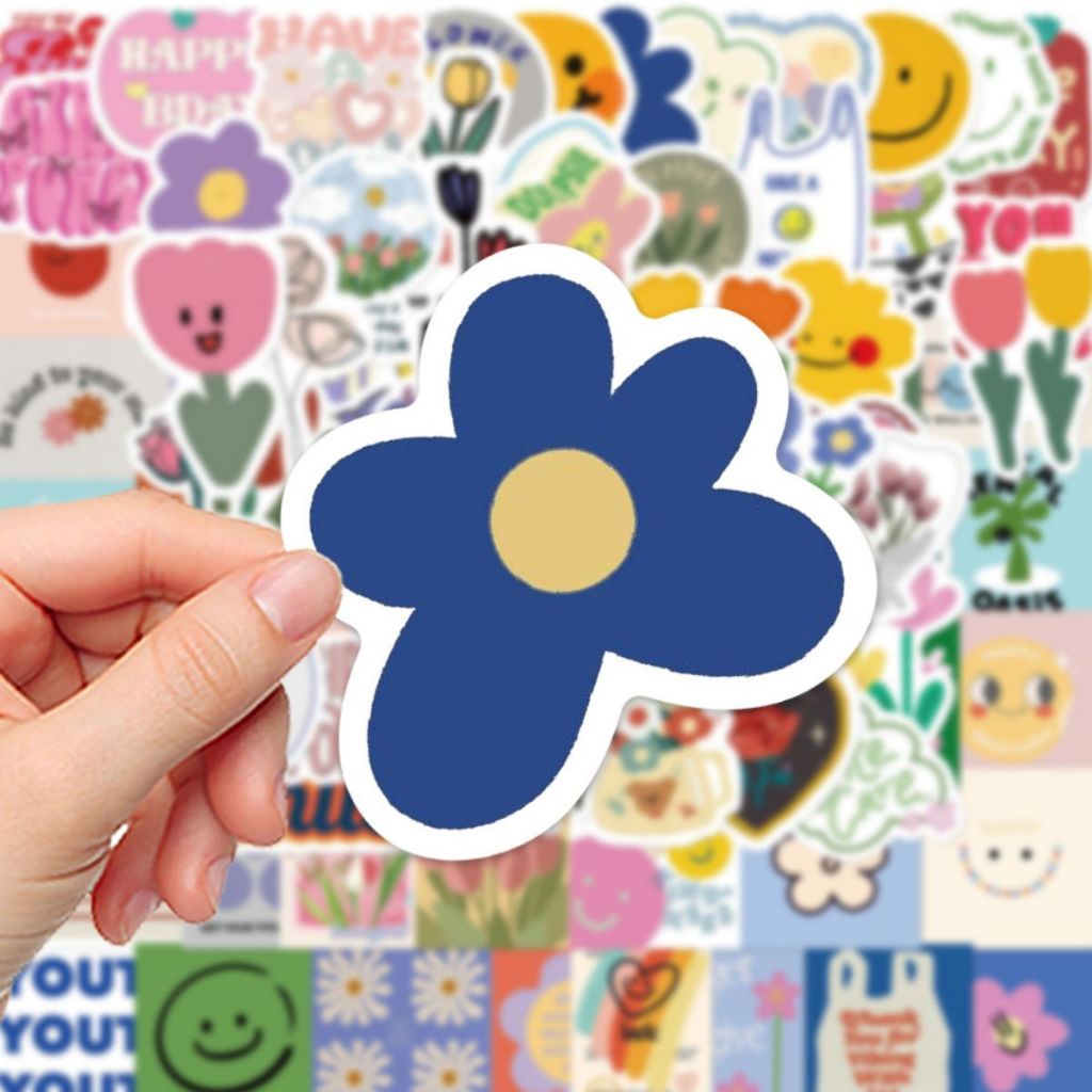 90 Peças De Adesivos Fofos Rosto Kawaii Decalques De Vinil À Prova D'água Para Telefone Laptop e Garrafas