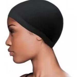 2 Toucas de Nero Lisa com Barra Anti Frizz para Dormir e Alisar o Cabelo Wig Cap Lace