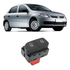Botão Porta Trava Destrava Fox Gol Voyage Saveiro G5