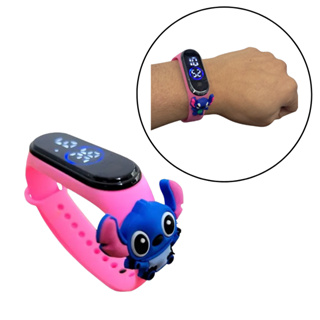 Relógio Stitch digital Infantil touch  Resistente à Água em Oferta na Shopee