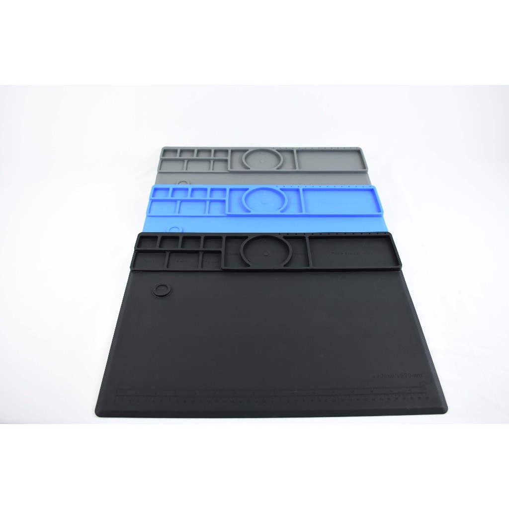 Manta Base Antiestática Metal Silicone para Microscopio 35x45 Cm