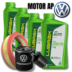 KIT TROCA DE ÓLEO LUBRAX 20W50 + FILTROS MOTOR AP
