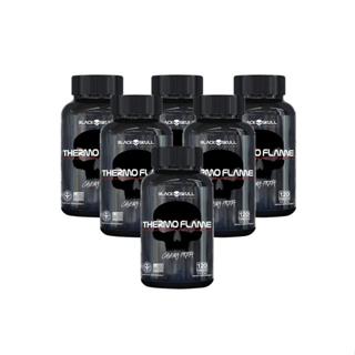 6x Thermo Flame Termogênico - 120 Tab Cada - Black Skull Sabor  Black Skull em Oferta na Shopee