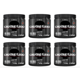 Kit 6x Creatina Turbo 150g Creatine Caveira Preta Black Skull em Oferta na Shopee