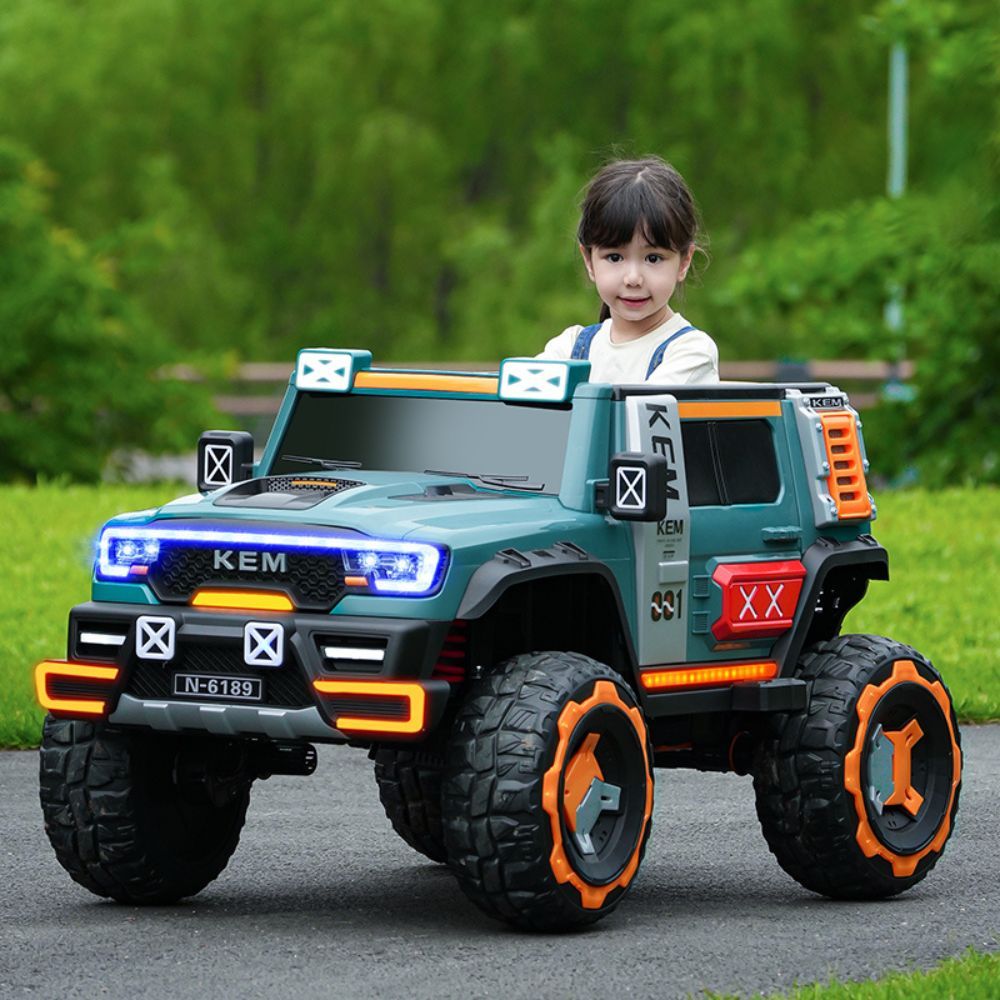 Carro Elétrico Infantil 12V Quadriciclo Controle Remoto 4 Motores Carrinho Motorizado Caminhonete 3+