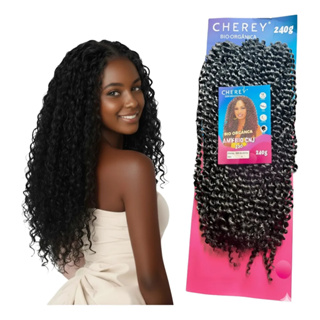 Cabelo Bio Orgânico Amy Cachos 65 cm Cherey em Oferta na Shopee