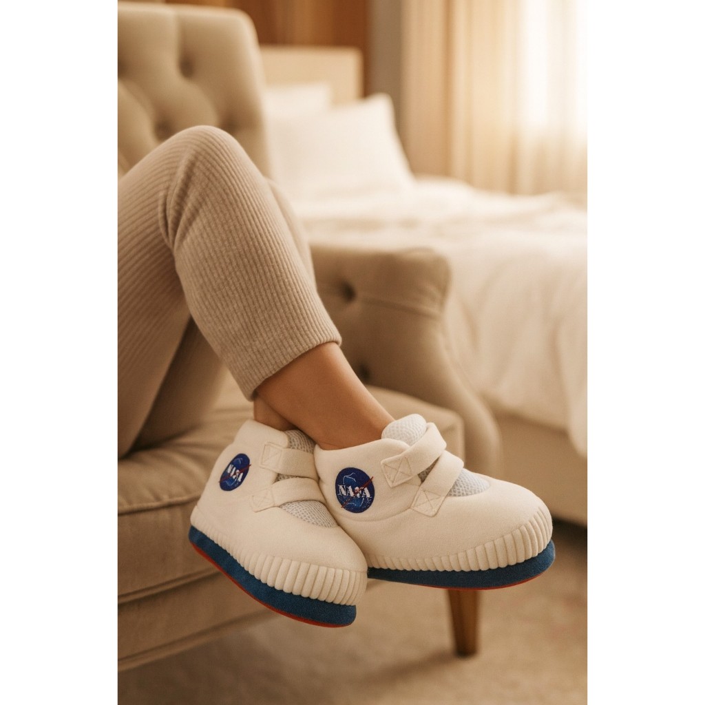 Pantufa Astro Do Basquete 3D Nasa Com Solado Emborrachado Antiderrapante Unissex