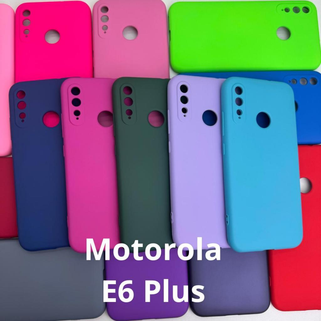 Capa Capinha  Motorola Moto E6s  Aveludada Premium Motorola silicone