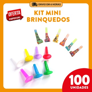 Kit com 100 mini brinquedos para Festa Aniversário Festa Junina Brindes Sacolinha Surpresa em Oferta na Shopee