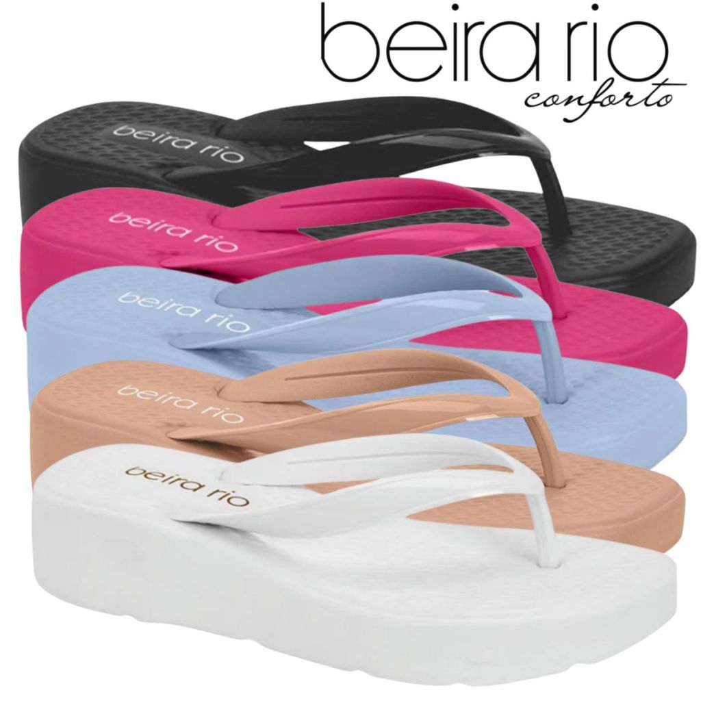 Tamanco Feminino Beira Rio Super Leve Confortável Elegante Plataforma Casual Original em Oferta na Shopee