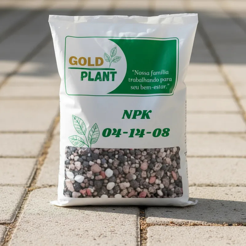 Adubo NPK 041408 Fertilizante 2, 5 ou 10kg Plantas Horta Flores Gold Plant
