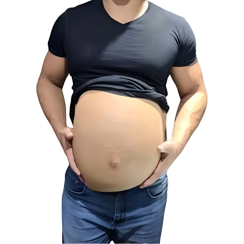 Barriga papai noel de eva com elastico gravida falsa barriga fake