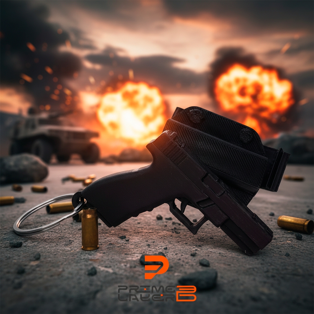 Chaveiro Glock com Coldre em Oferta na Shopee