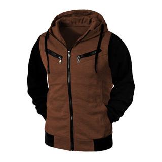 Blusa De Frio Moletom Casaco Com Capuz Jaqueta De Zíper Slim em Oferta na Shopee