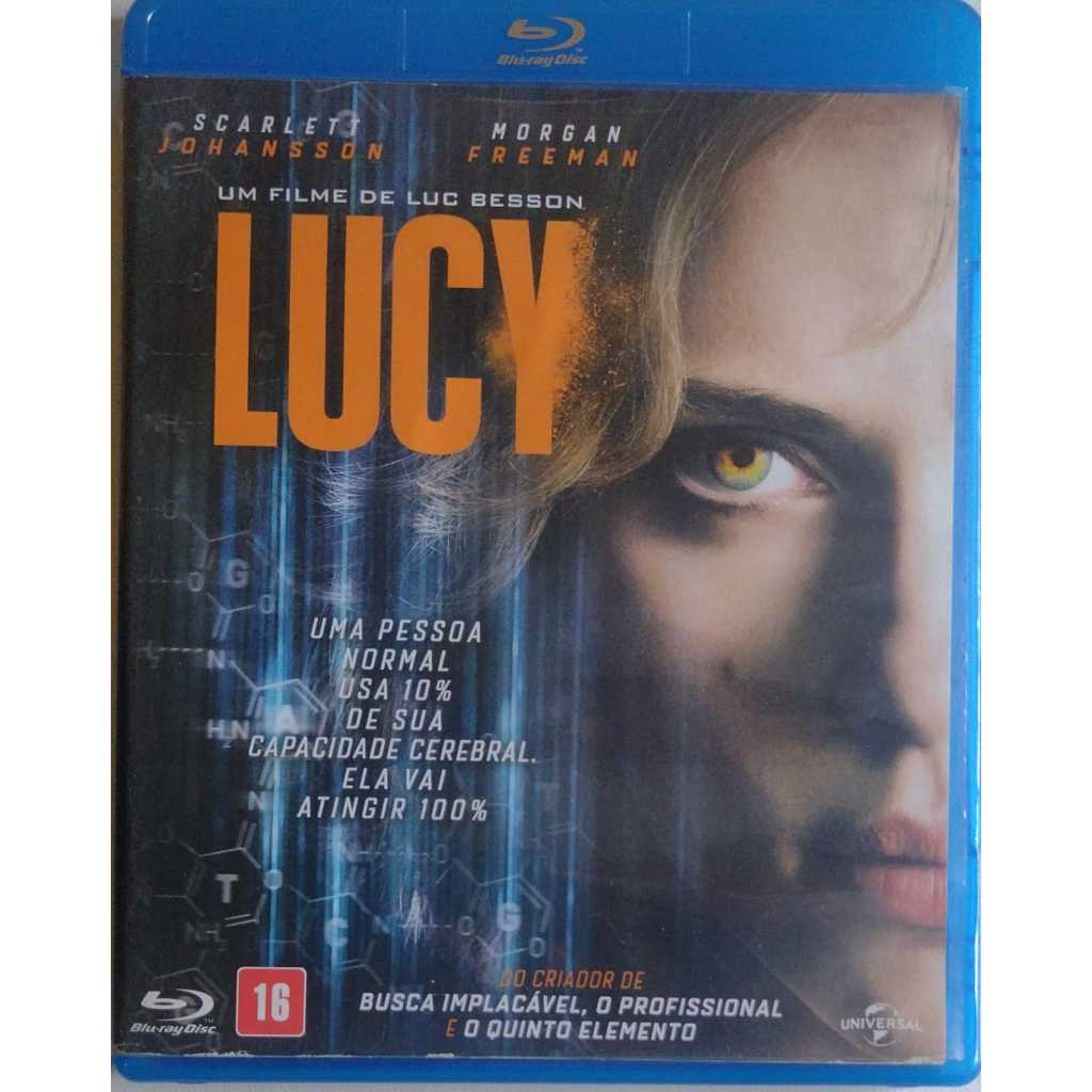 LUCY BLU-RAY  SCARLETT JOHANSSON  MORGAN FREEMAN