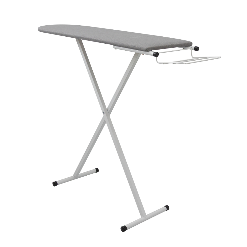 Tabua de Passar Roupa Slim Dobrável Com 3 Alturas, Tecido Térmico E Suporte Porta Ferro - Itagold