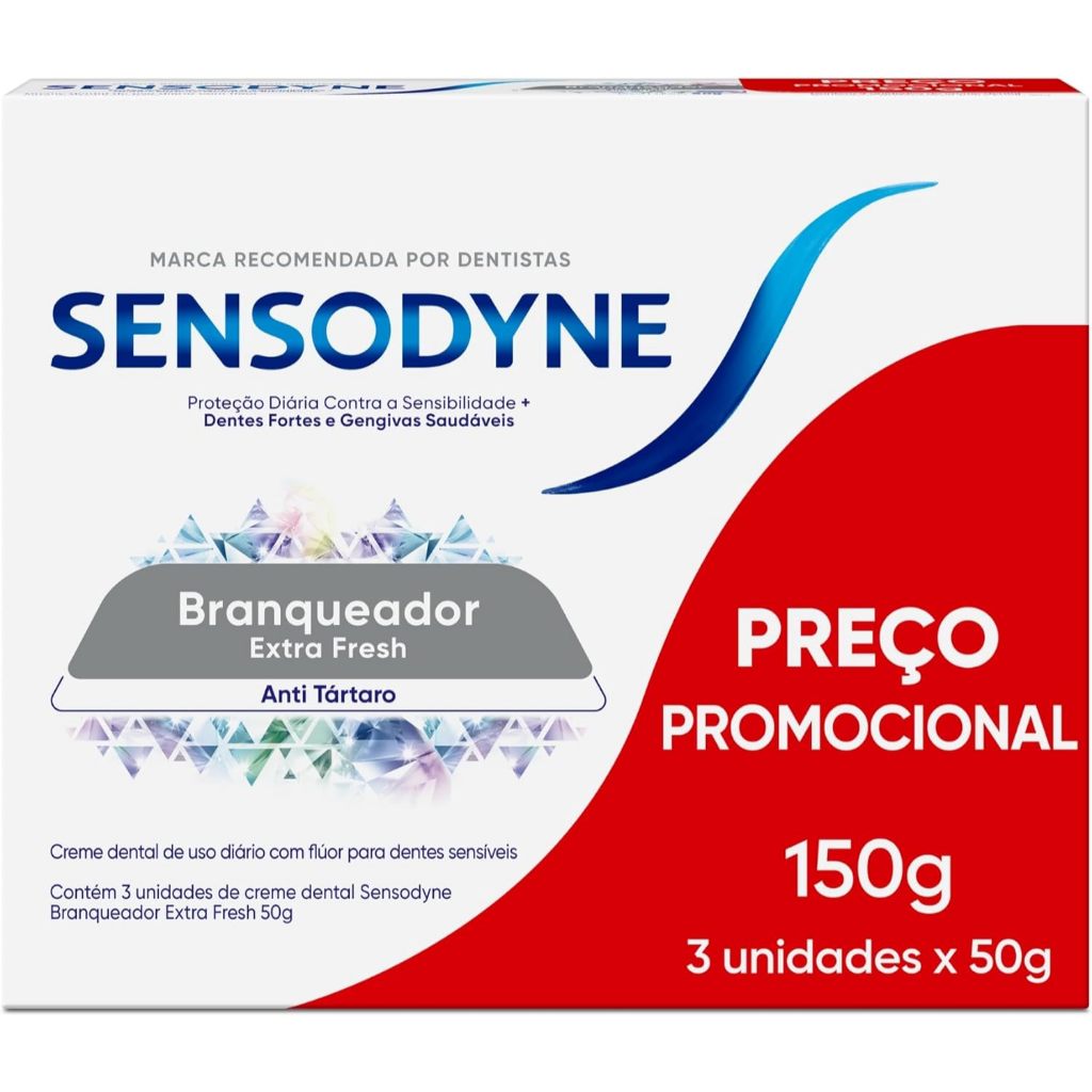 Creme Dental Sensodyne Branqueador Extra Fresh: Onde Comprar | BuscaProdutos