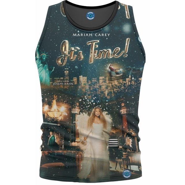 Camisa Camiseta Regata Mariah Carey Cantora Natal