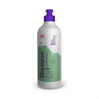 SHAMPOO CONDICIONADOR 2 EM 1 PELO AMOR 1L IBASA PARA CÃES E GATOS em Oferta na Shopee