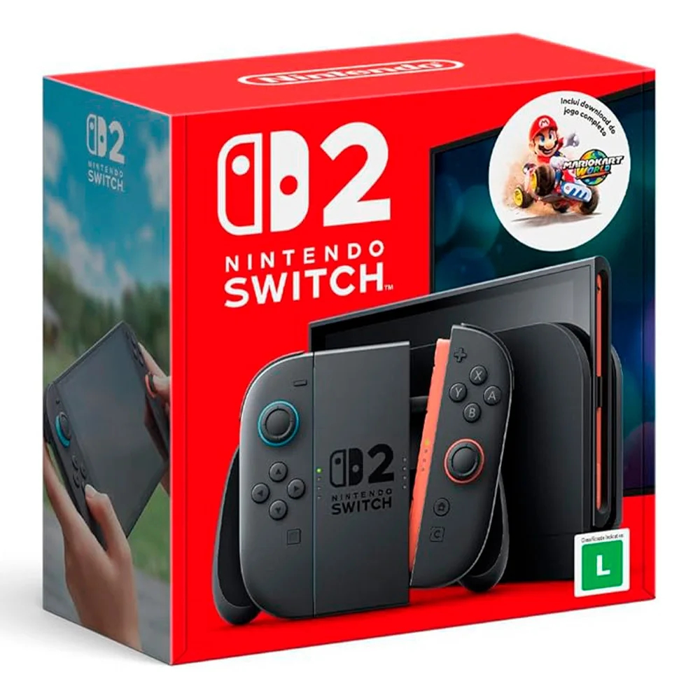 Nintendo Switch 2 256GB Novo Lacrado Lançamento - Original - Envio Imediato