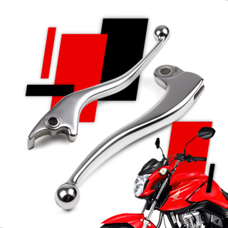 Par Manete Freio Disco + Embreagem Honda Cg Fan Titan 125 150 160 Cromado Preto em Oferta na Shopee