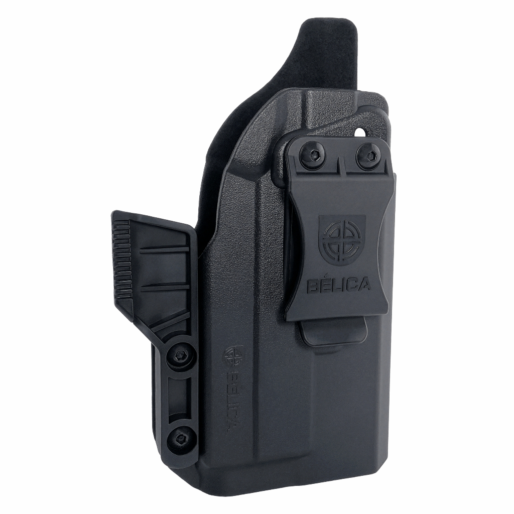 Coldre Iwb Velado Glock G22 Geração 5 - Com Revestimento interno / Para Lanterna GM23 / LP08 / OLIGHT PL-MINI VALKYRIE 2