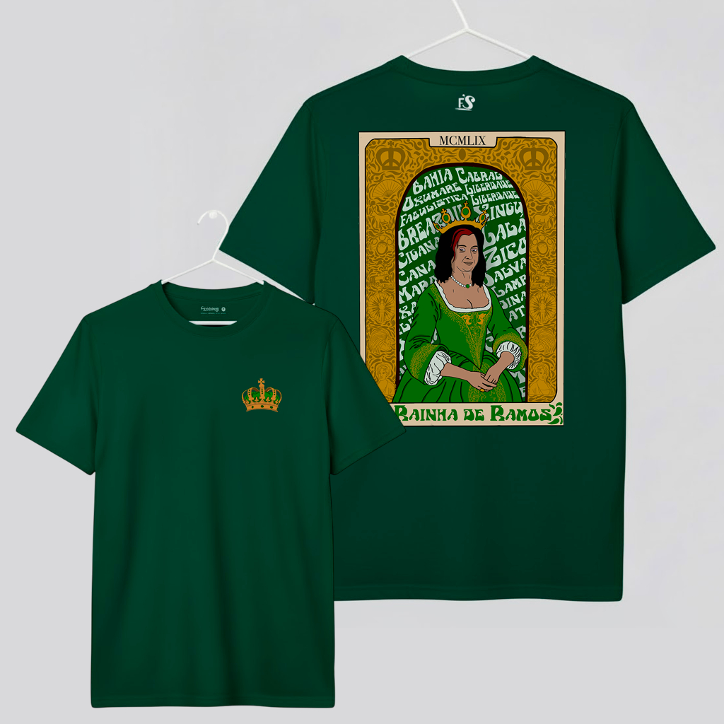 Camiseta A Rainha de Ramos - Imperatriz Leopoldinense - Coleção Carnaval Arcanos da Folia