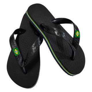 Chinelo Infantil Do Brasil Preto Três Filetes Juvenil Menino Menina Adulto Feminino Masculino em Oferta na Shopee