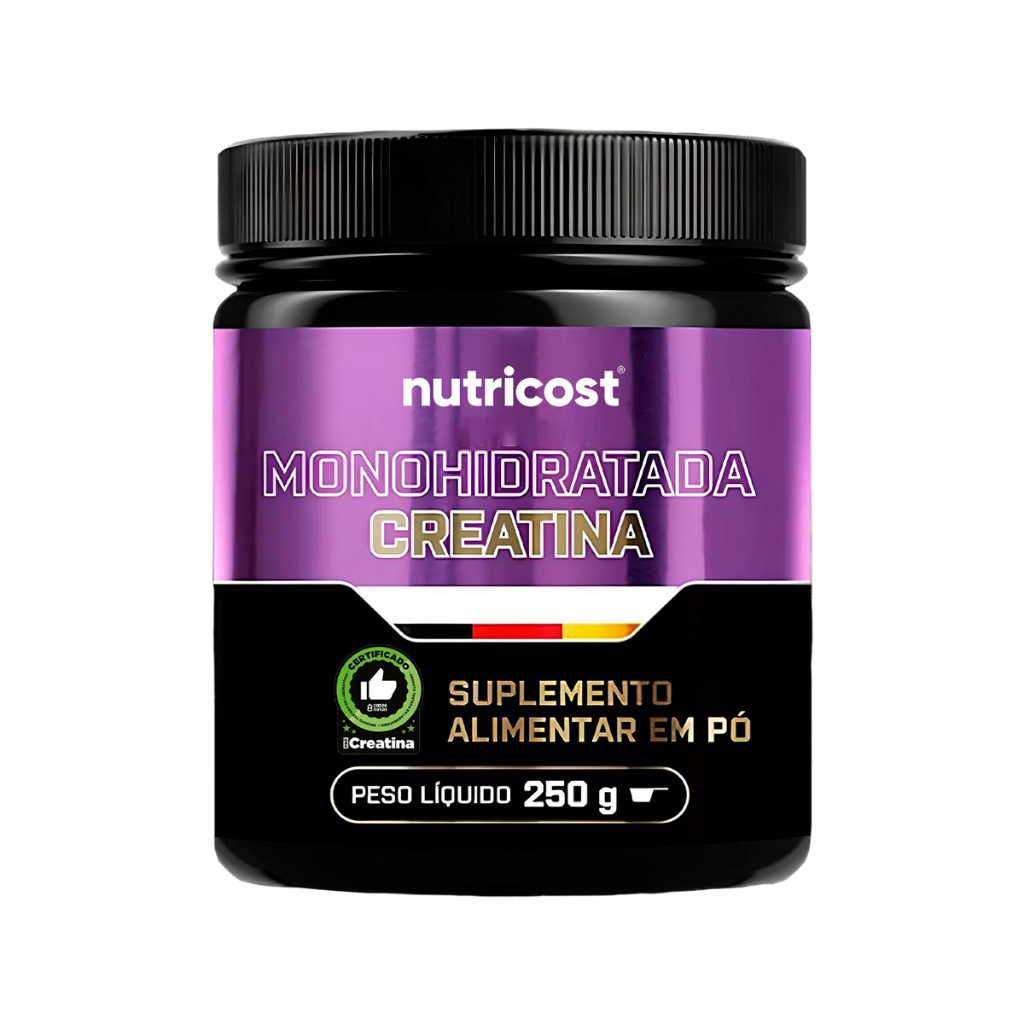 Creatina Monohidratada Pura 250g Nutricost mesma qualidade que da Growth Com Laudo