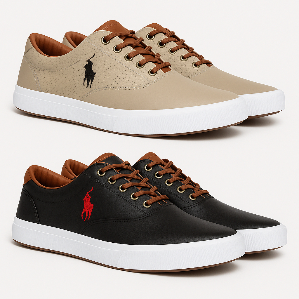 Kit 2 pares Sapatênis Masculino Casual Confortável  Trabalho Dia a Dia.