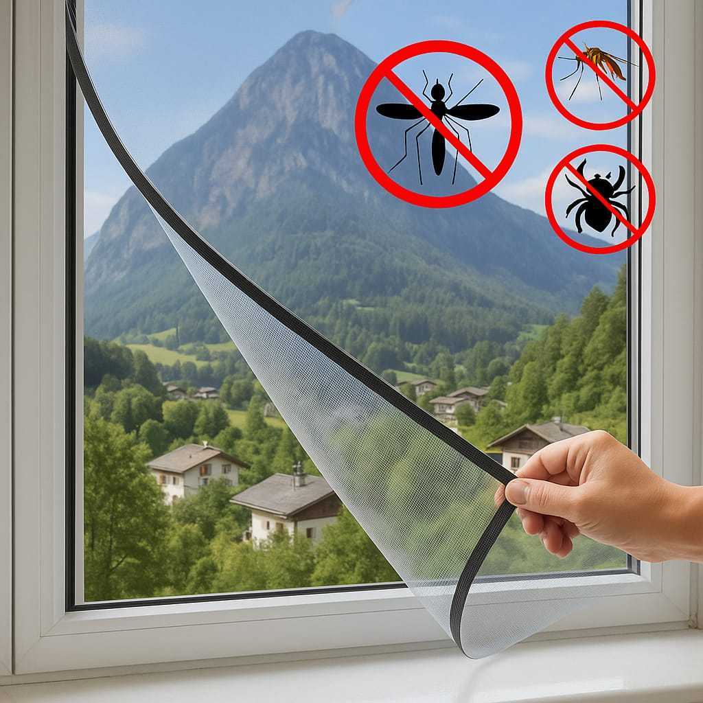 Tela Mosquiteiro Para Janela 1,5x1,8m Com Velcro Anti-inseto Mosquito Janela Autocolante Pernilongo
