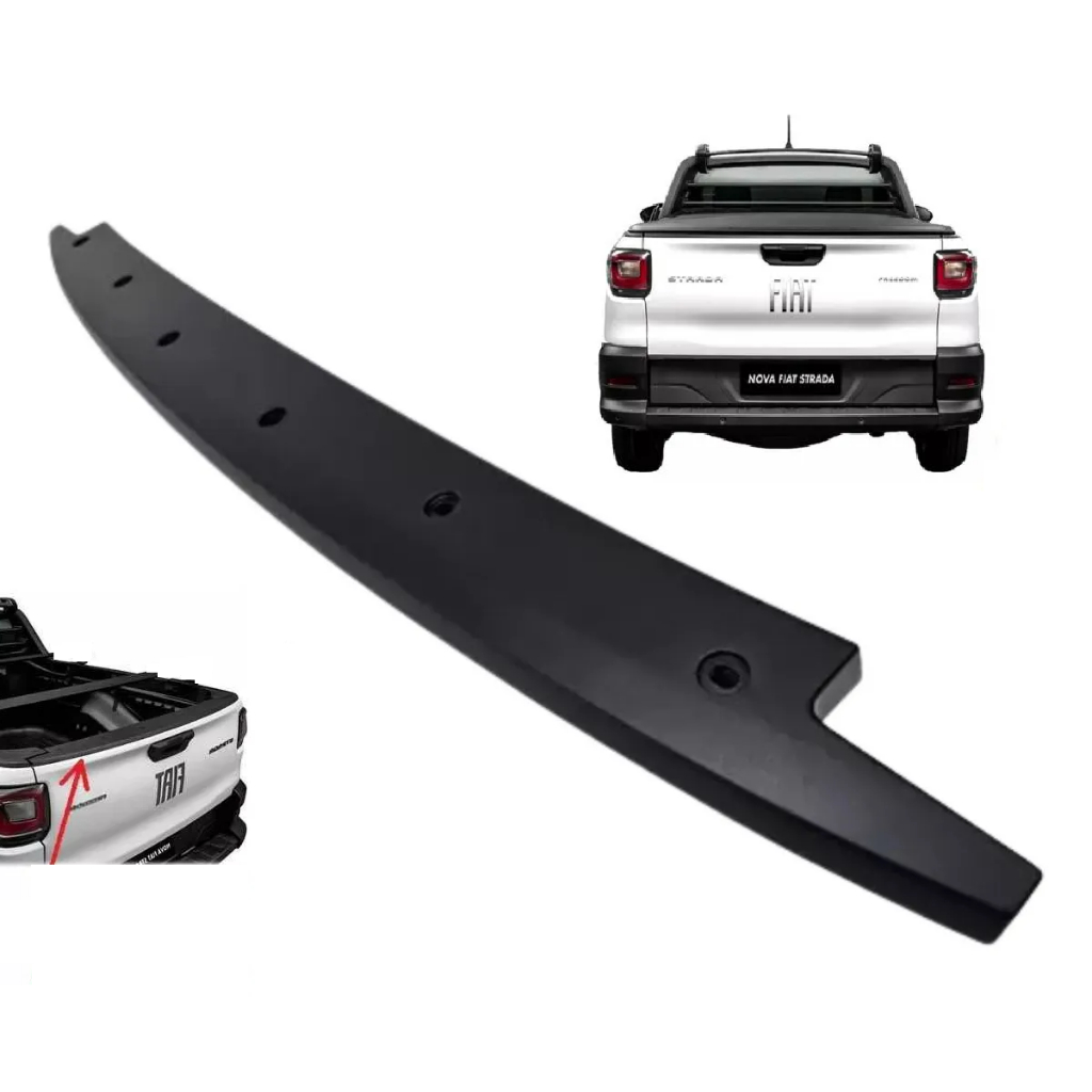 Protetor Borda Tampa Traseira Nova Strada 2020 21 22 23 24 2025 em Oferta na Shopee