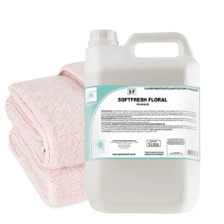 Novo Amaciante Cheiro de Rica Softfresh Floral 5L Concentrado Spartan em Oferta na Shopee