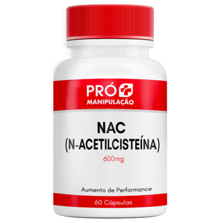 NAC 600mg Antioxidante Detox Imunidade 60 Cápsulas em Oferta na Shopee