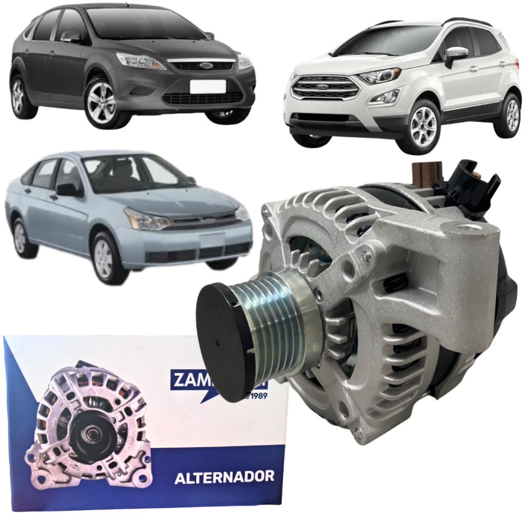 Alternador 150a 12v Ford Focus Ecosport Mondeo 2.0 Ecosport Motor Duratec Denso 2002 Em Diante em Oferta na Shopee