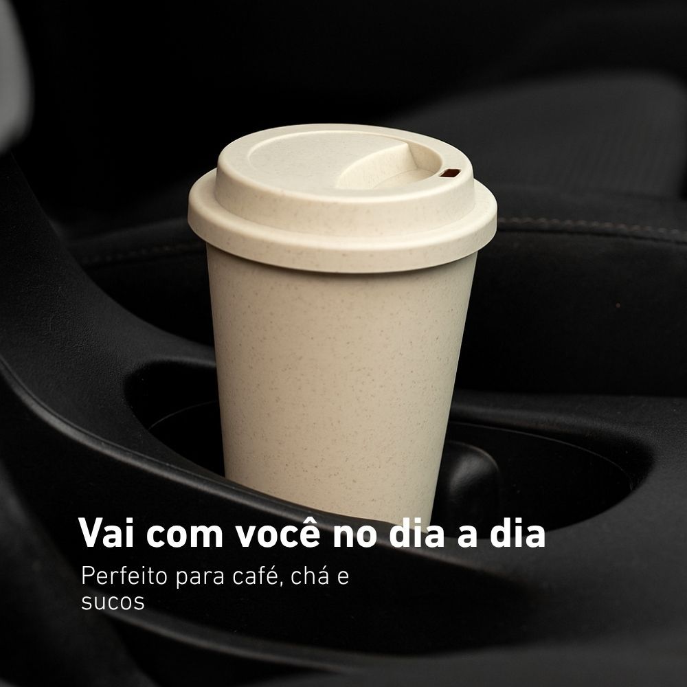 Kit 10 Copos para Viagem BPA Free Sustentável p/ Café 450ml
