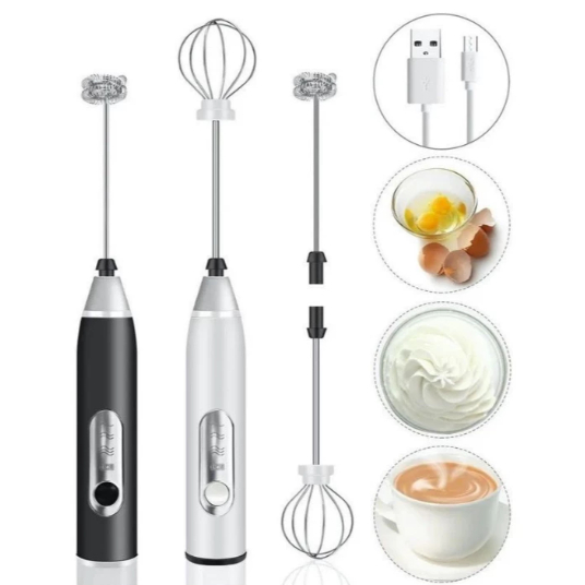 Mixer Batedor Misturador Mixer Elétrico Para Bebidas Leite Café Clara de Ovos.