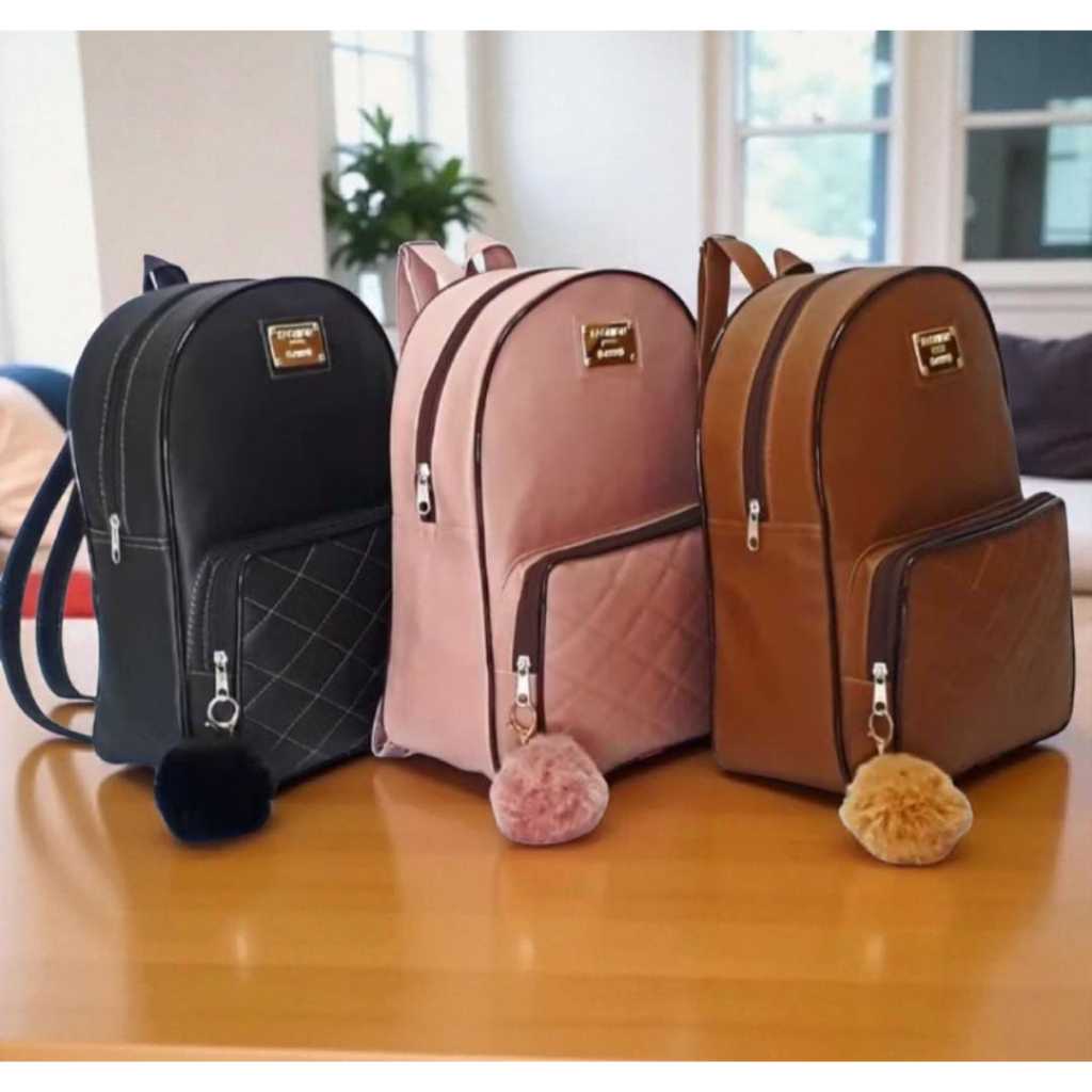 Linda Bolsa Mochila Feminina Moda Varejo Fábrica Atacado em Oferta na Shopee