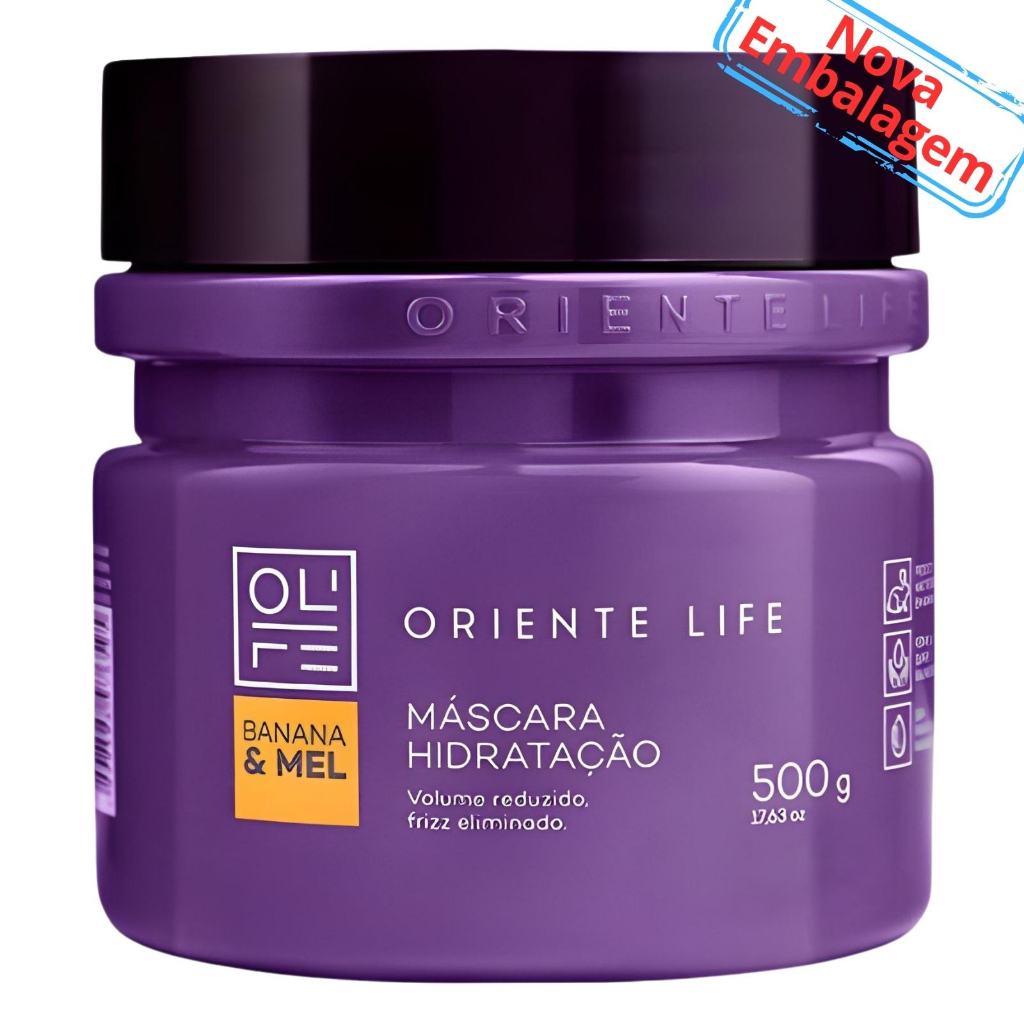 Máscara Teia Mask Banana e Mel 500G Oriente Life