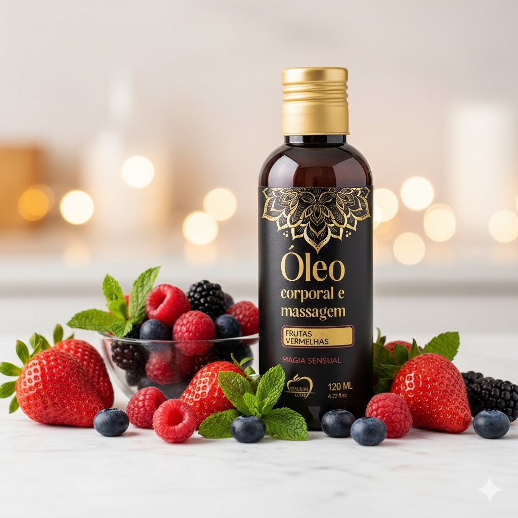 Óleo de Massagem Corporal Tântrica Pós Banho Relaxamento