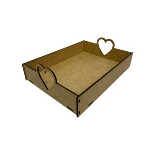 KIT 10 unidades bandeja lisa cesta mdf coração cestinha lembrancinha decorações festa decoração em Oferta na Shopee