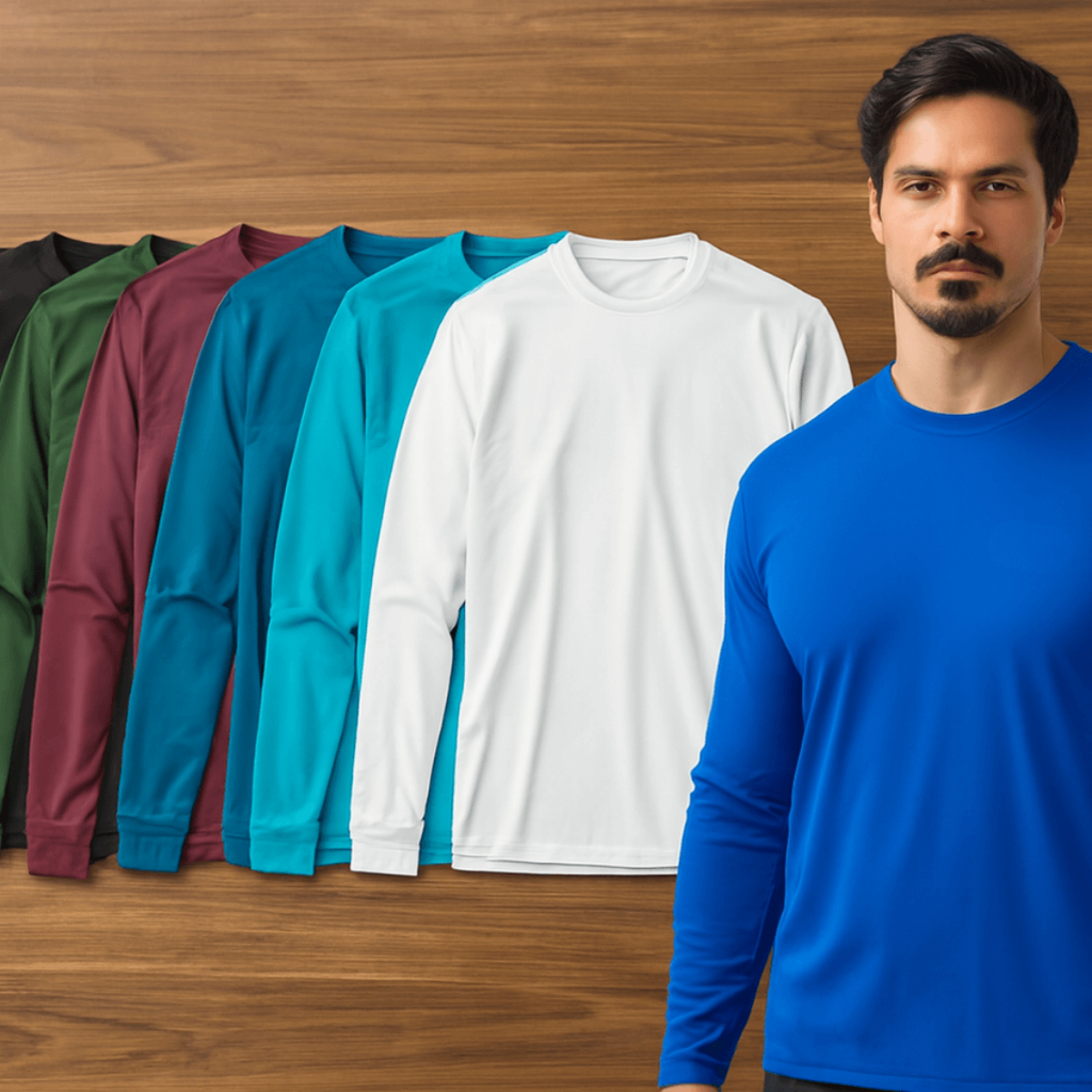 Camisa Térmica Manga Longa Segunda Pele Proteção Solar UV 50 Masculina Feminina Camiseta Malha Fria