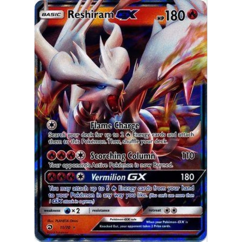Carta Pokémon Reshiram GX Original Copag