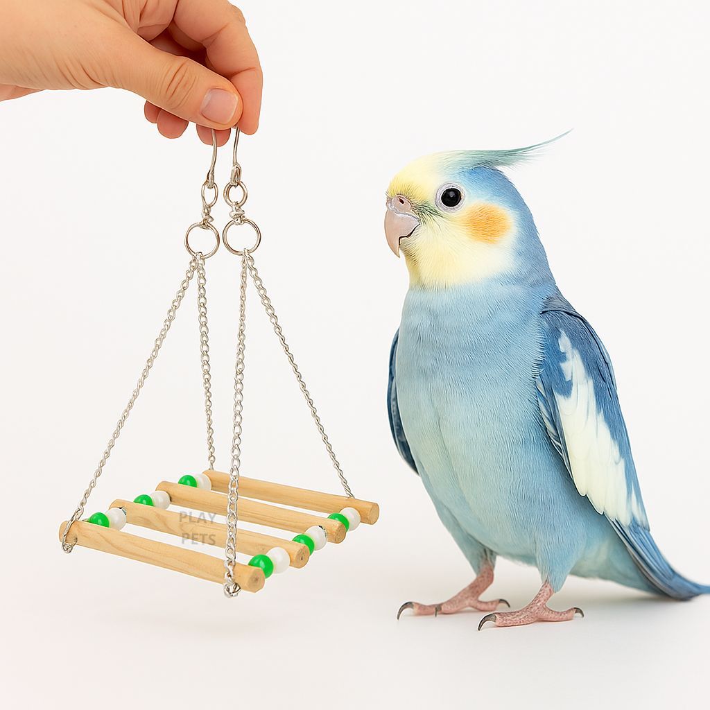 Balança Corrente - Natural para Calopsita e Pássaros – com Ganchos, Brinquedo Pet Aves em Oferta na Shopee