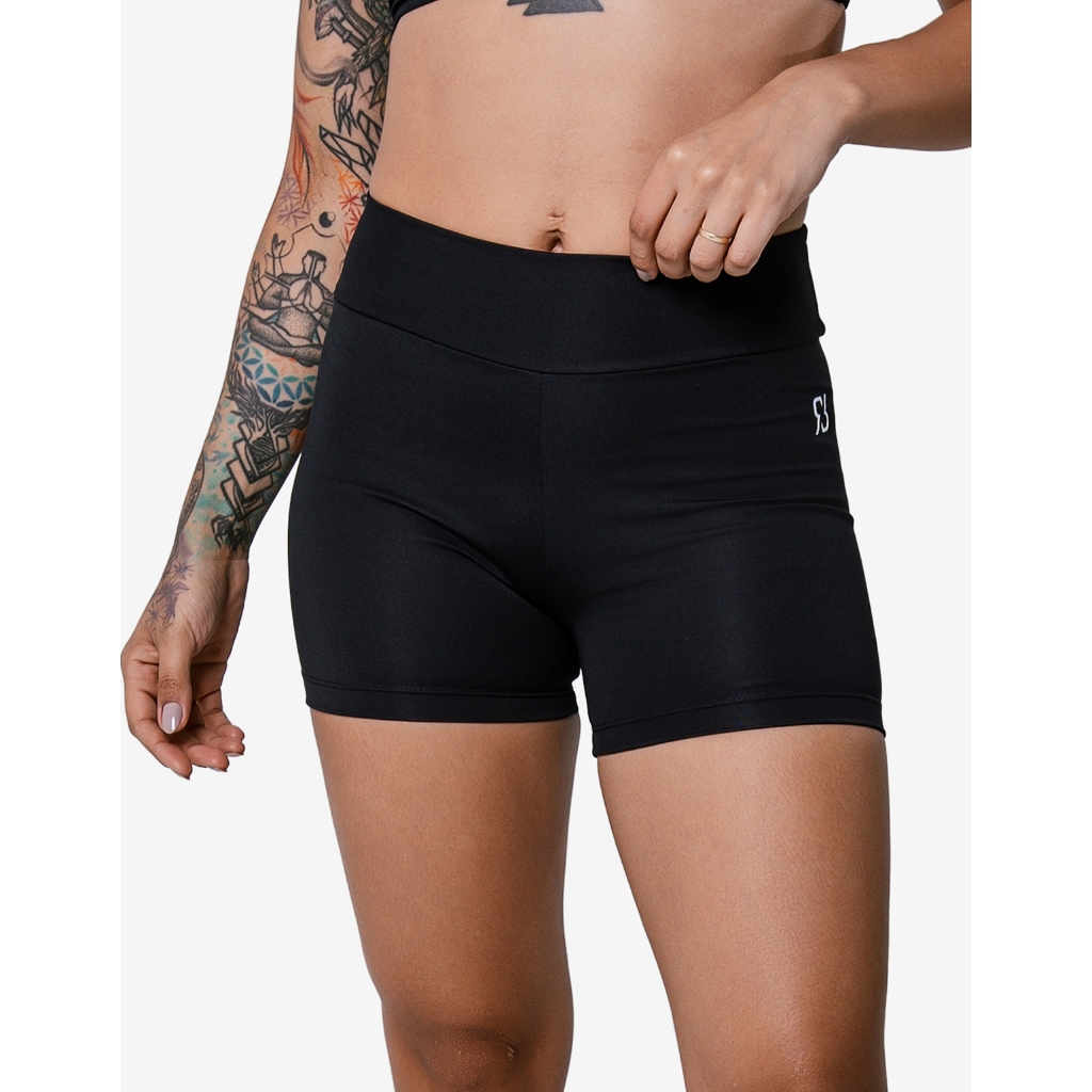 Short Academia Fitness Curto Poliamida Zero Transparencia em Oferta na Shopee