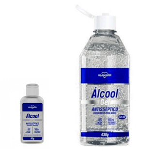 Álcool Gel Antisséptico 70% Elimina COVID Bactérias Vírus Higienização Uso Geral Tamanhos A Escolha em Oferta na Shopee