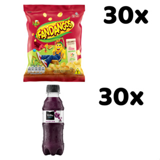 KIT 30 FANDANGOS PRESUNTO 22g + 30 SUCOS DE UVA DEL VALLE FRUT 200ml em Oferta na Shopee