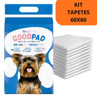 Kit Tapetes Higiênico Good Pad P/ Cães Gato 60x60 Cm C/ Até 100 Unidades em Oferta na Shopee
